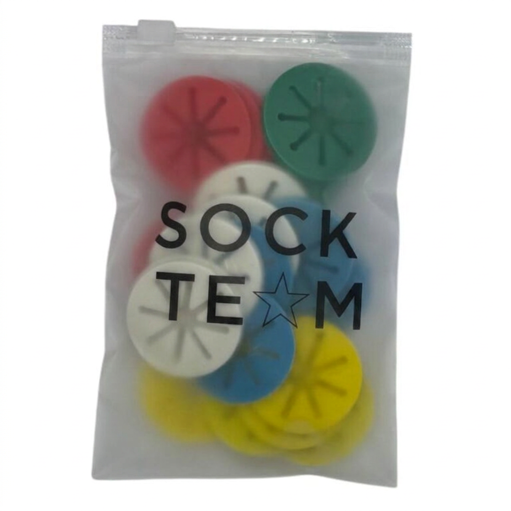 Färgkodade SockSort tvättringar för hela familjen
