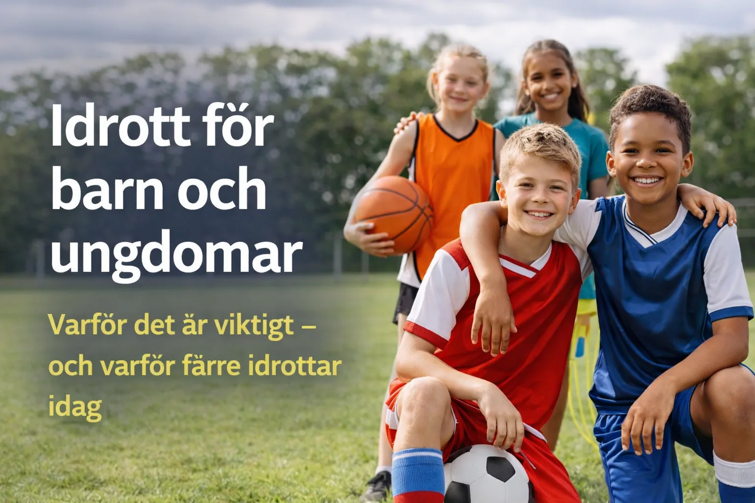 Idrott för barn och ungdomar – varför det är viktigt och varför färre idrottar idag