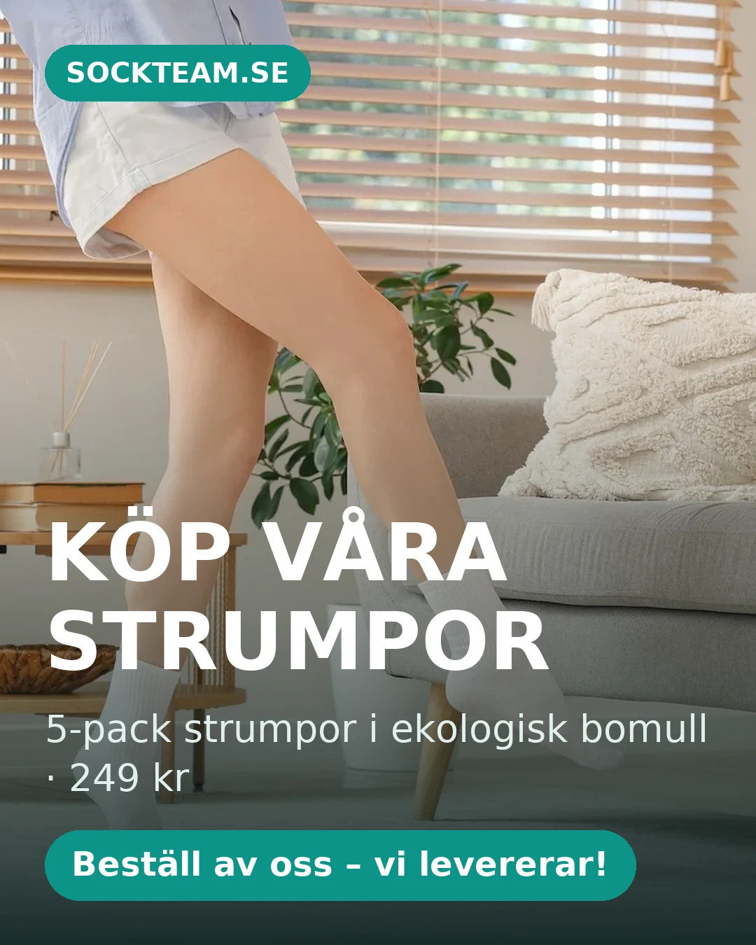 Sockteam säljmaterial – Produkten