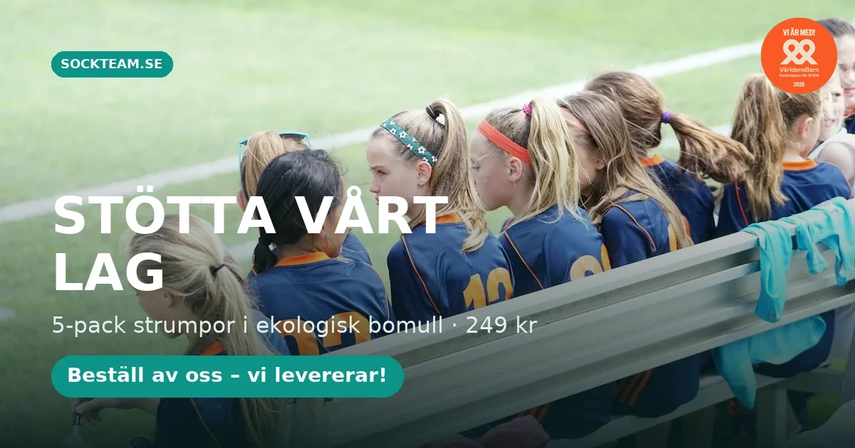 Sockteam säljmaterial – Laget