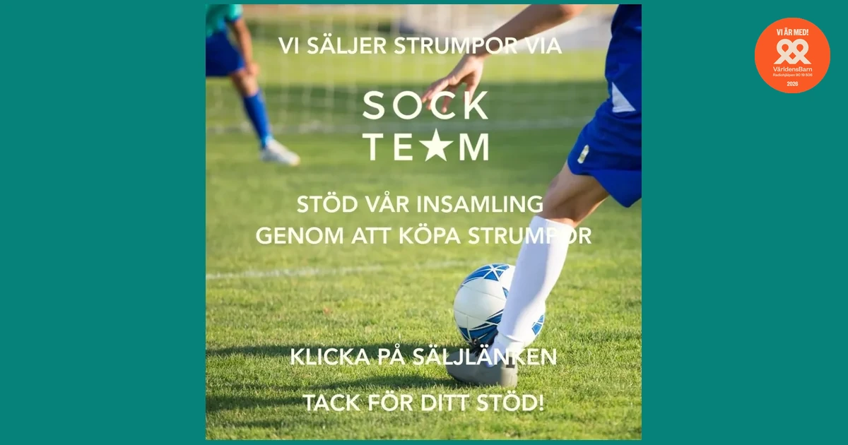 Sockteam säljmaterial – Fotboll – liggande