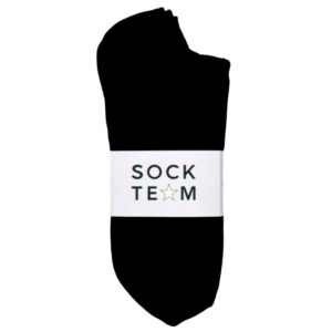 5-Pack Svarta Ankelstrumpor