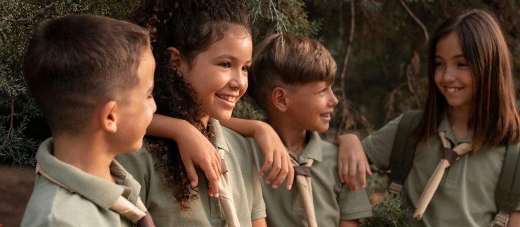 barn säljer till klasskassan