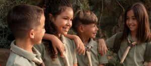 barn säljer till klasskassan