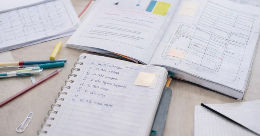 läxhjälp för elever – planering av läxor och prov