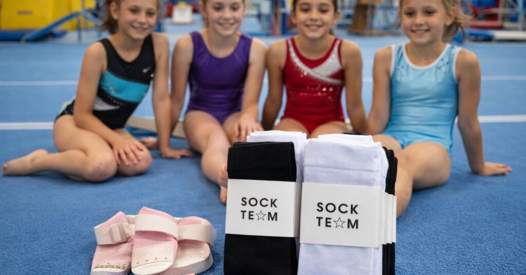 klassförsäljning för förening med sockteam strumpor